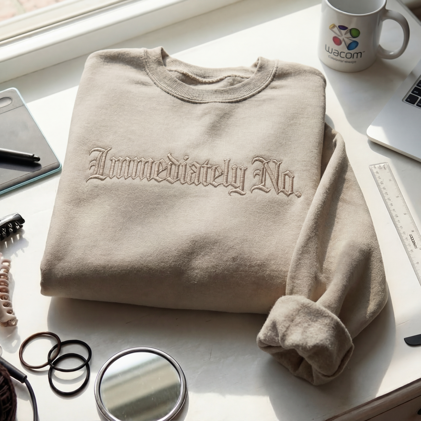 Immediately No. Gothic Embroidered Shirt