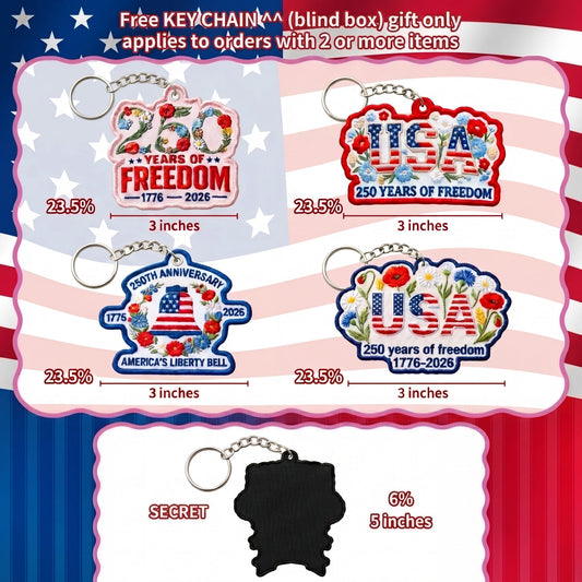 🎁  Mystery 250th Keychain