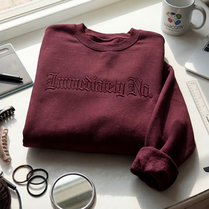 Immediately No. Gothic Embroidered Shirt