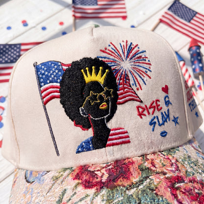 Rise n Slay FLoral Hat
