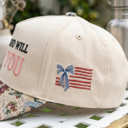 My Husband Will Kill You FLoral Hat