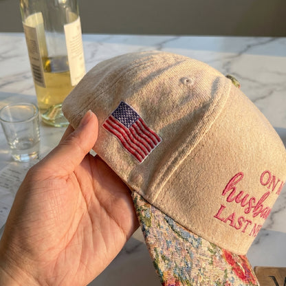 On My Husband Last Nerve FLoral Hat