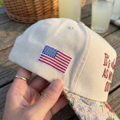 My Husband Out Here FLoral Hat