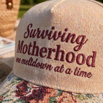 Surviving Motherhood FLoral Hat