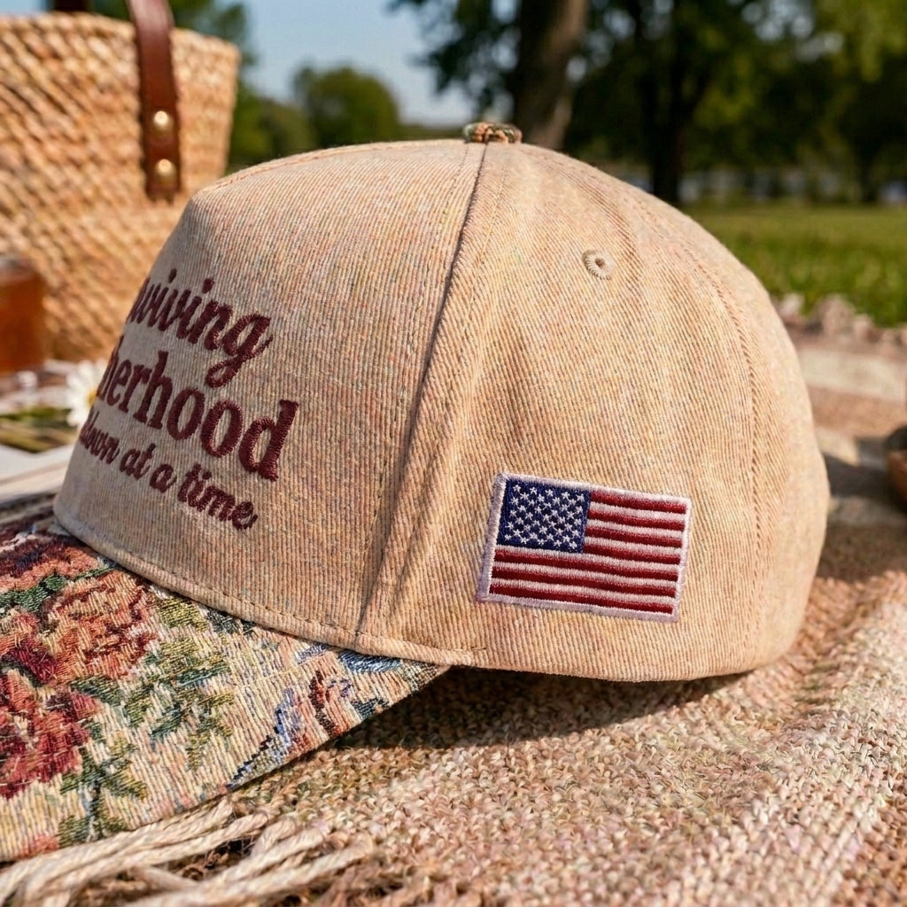 Surviving Motherhood FLoral Hat