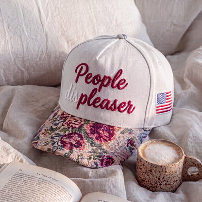 People Pleaser Tapestry FLoral Hat