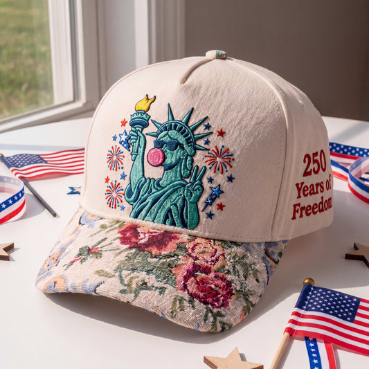 Statue of Liberty Bubble Gum FLoral Hat