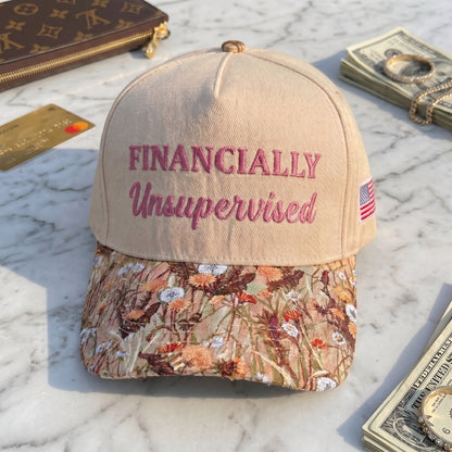 FINANCIALLY Unsupervised FLoral Hat