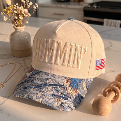 Mommin Tapestry FLoral Hat
