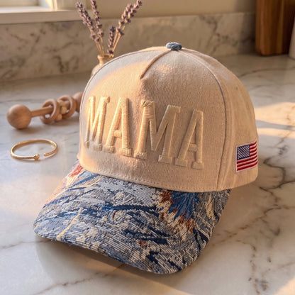 Mama Tapestry FLoral Hat