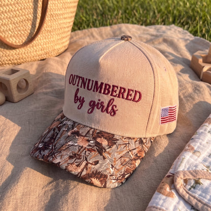 Outnumbered By Girls FLoral Hat