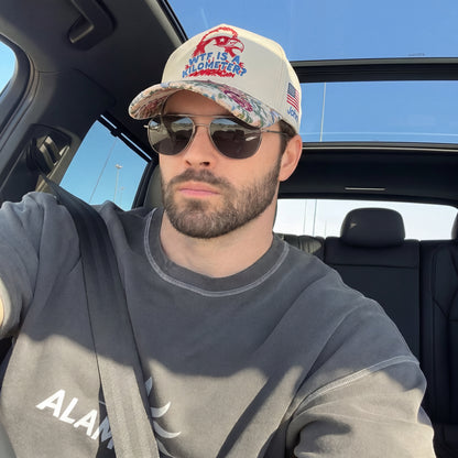 WTF Is A KiloMeter? FLoral Hat