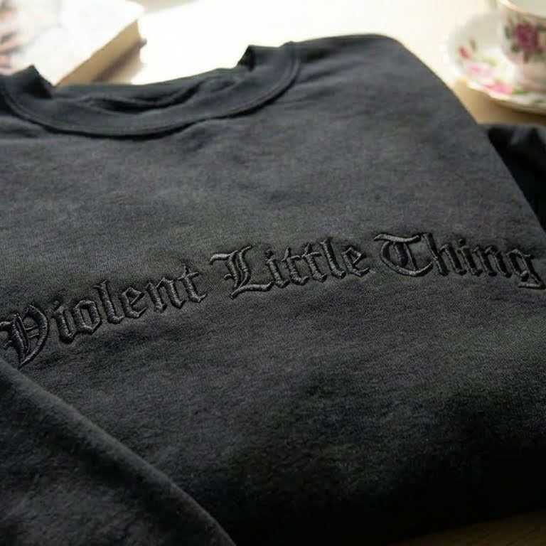 Violent Little Thing Dragon Embroidered Shirt