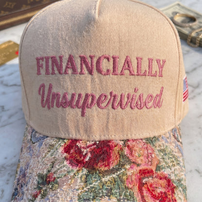FINANCIALLY Unsupervised FLoral Hat