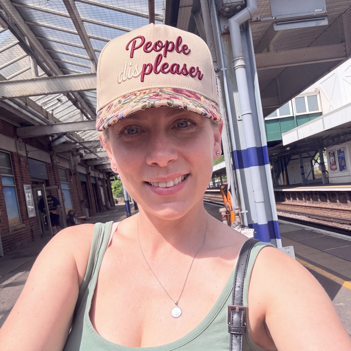 People Pleaser Tapestry FLoral Hat