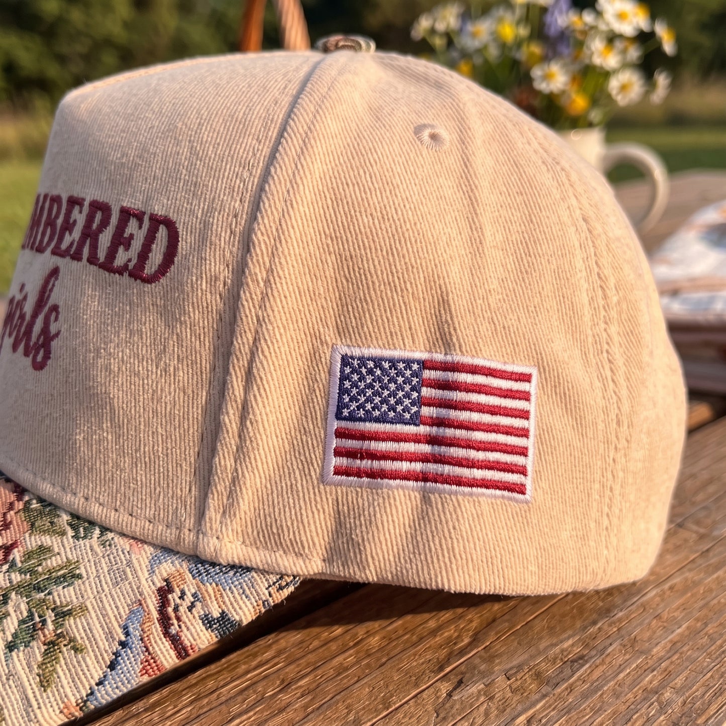 Outnumbered By Girls FLoral Hat