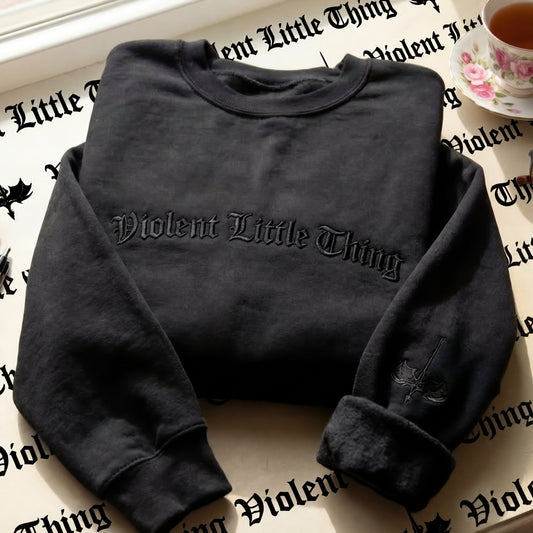 Violent Little Thing Dragon Embroidered Shirt