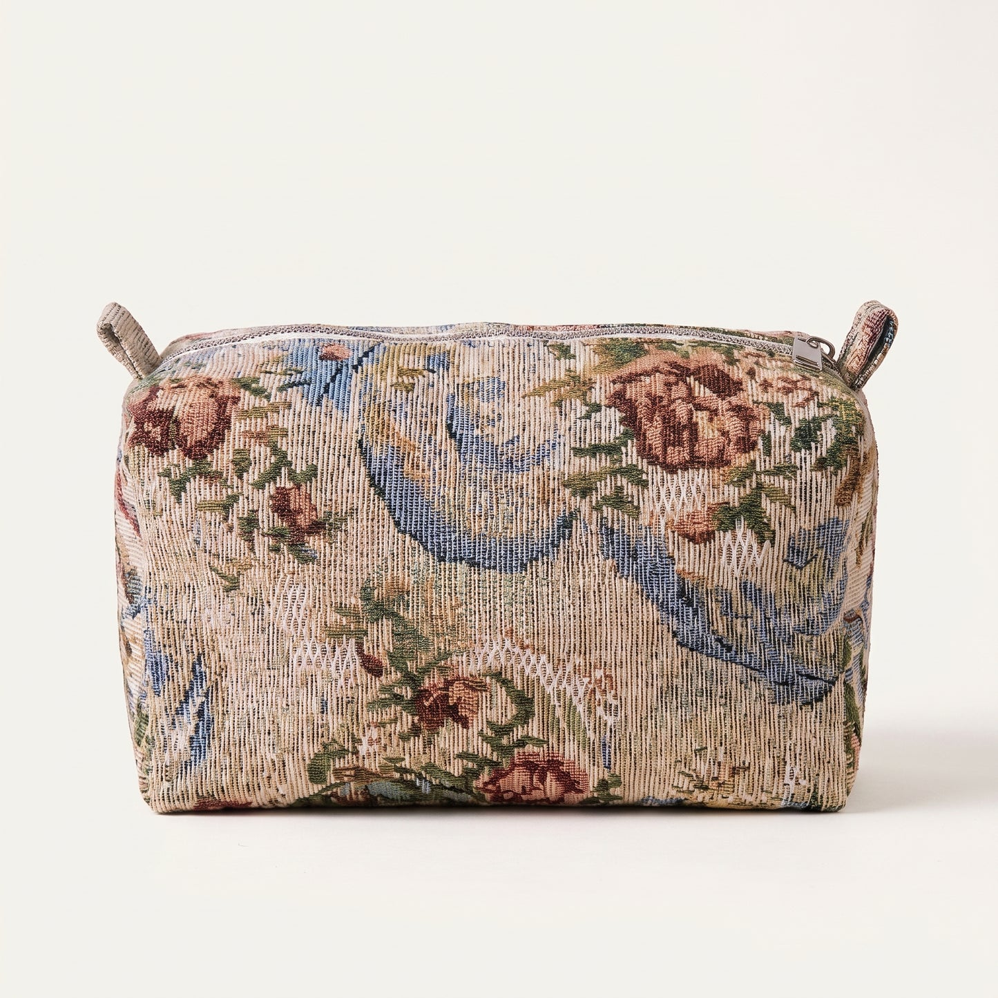 Embroidered Pouch Tapestry Floral