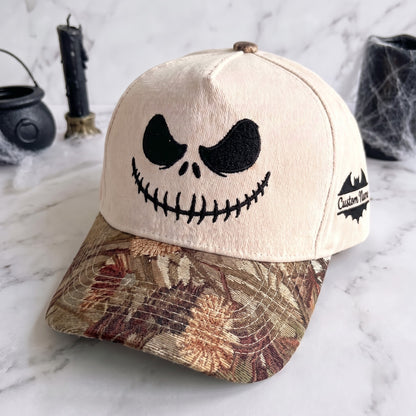 Husband Jack Pumpkin Tapestry Brim Hat