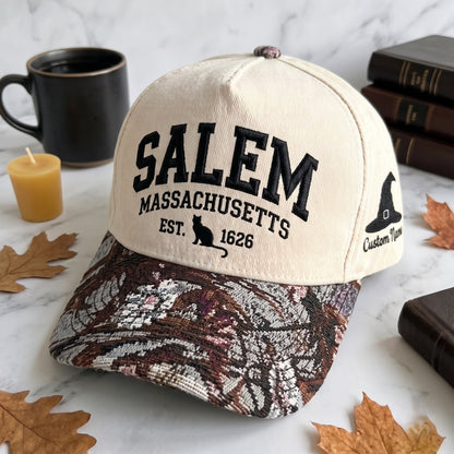 Salem Massachusetts Tapestry Brim Hat