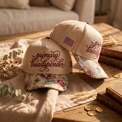 Primary Breadspender Embroidered FLoral Hat