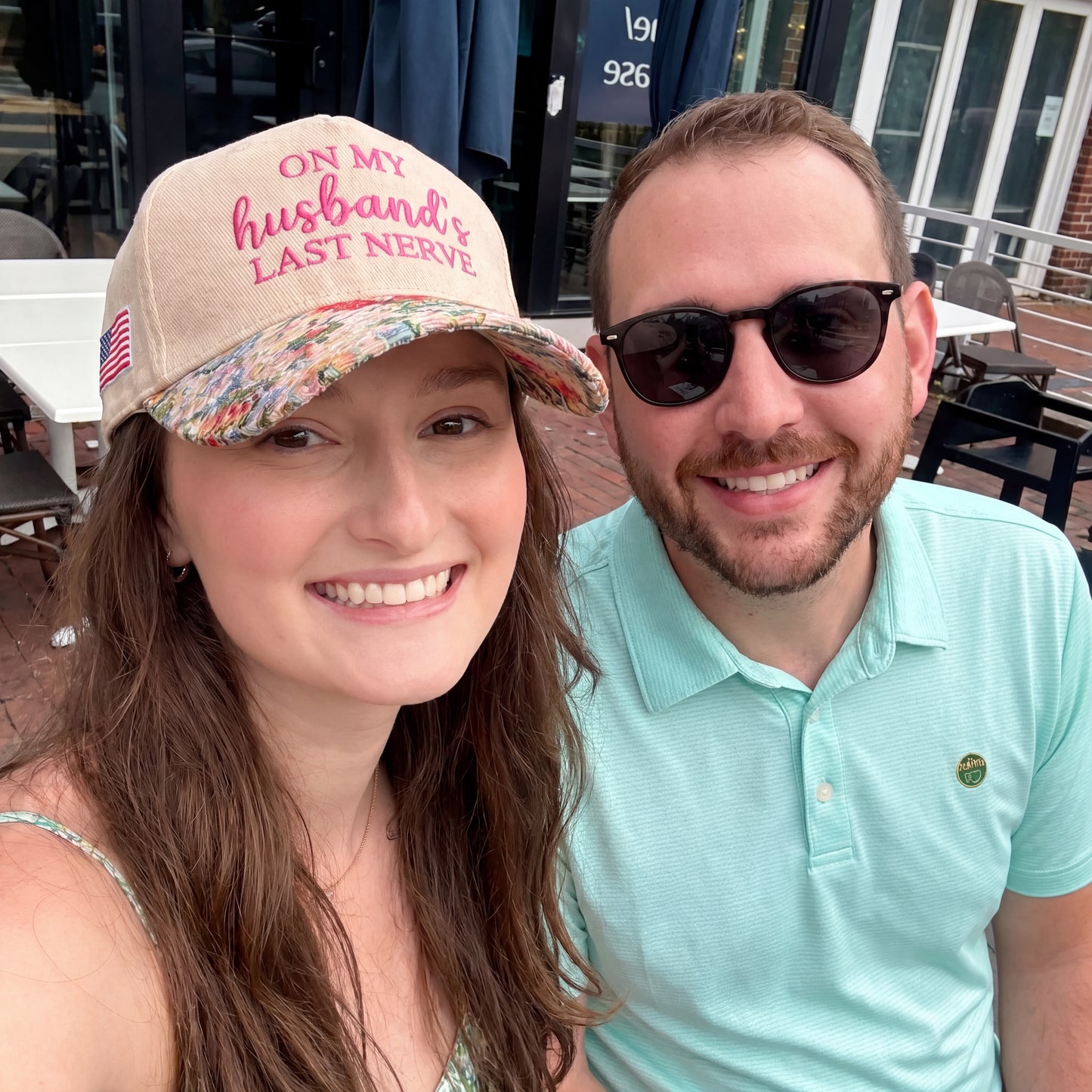 On My Husband Last Nerve FLoral Hat