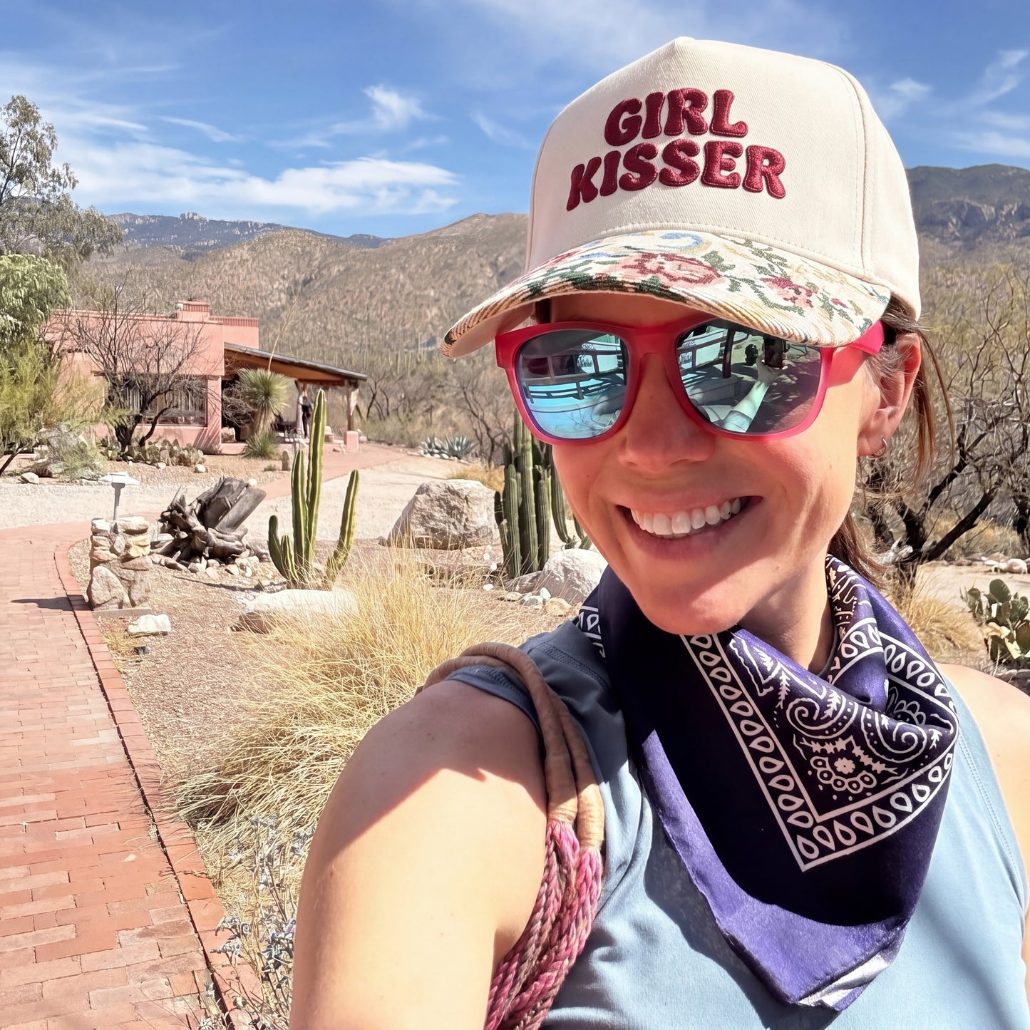 Girl Kisser FLoral Hat