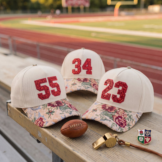 Number Tapestry FLoral Hat