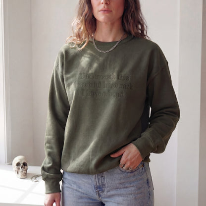 Underneath This Beautiful Huge Rack Embroidered Shirt