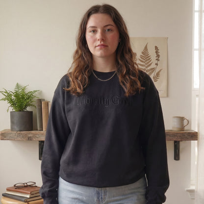 Morally Grey Is My Favorite Color Embroidered Shirt