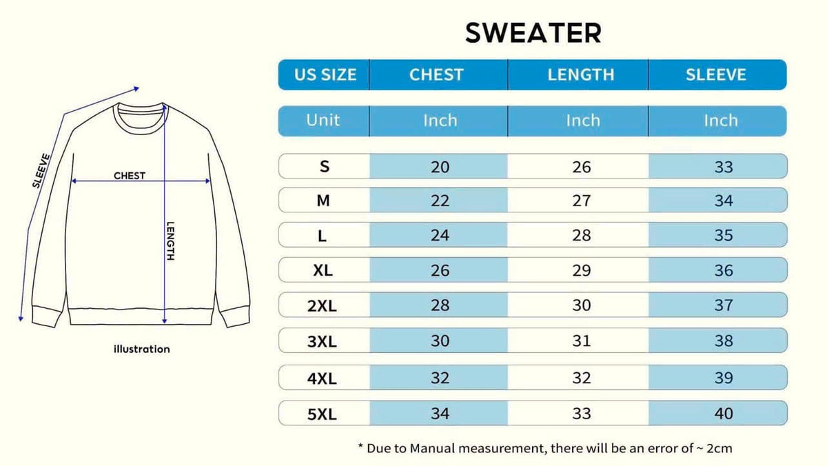 Sizing Chart