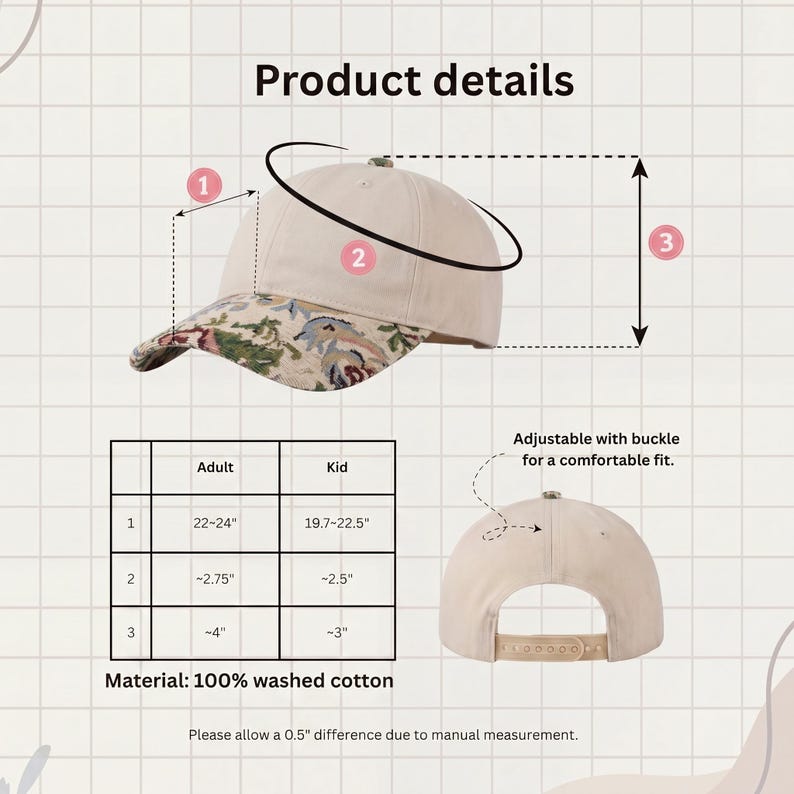 On My Husband Last Nerve Emb FLoral Hat