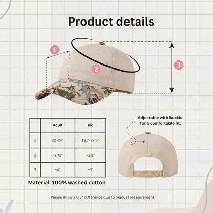 On My Husband Last Nerve Emb FLoral Hat
