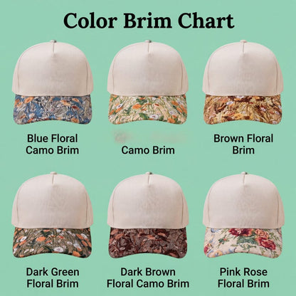 On My Husband Last Nerve Emb FLoral Hat