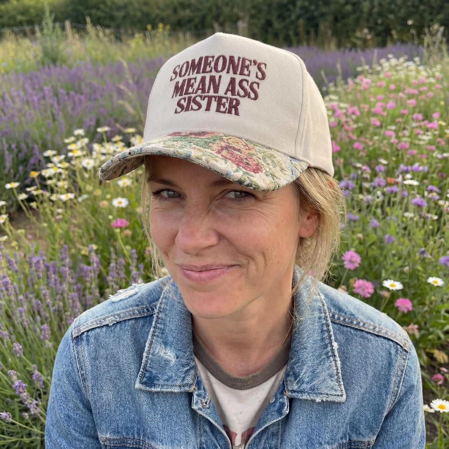 Someone's Mean Ass Sister Floral Hat