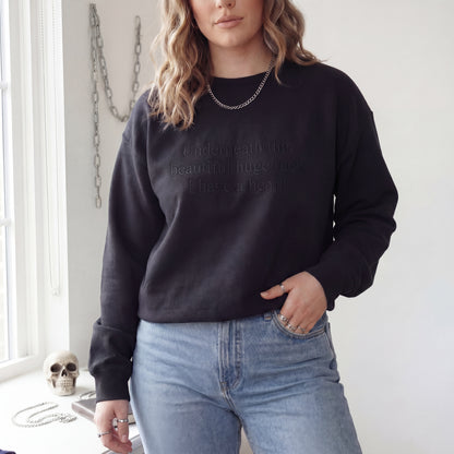 Underneath This Beautiful Huge Rack Embroidered Shirt