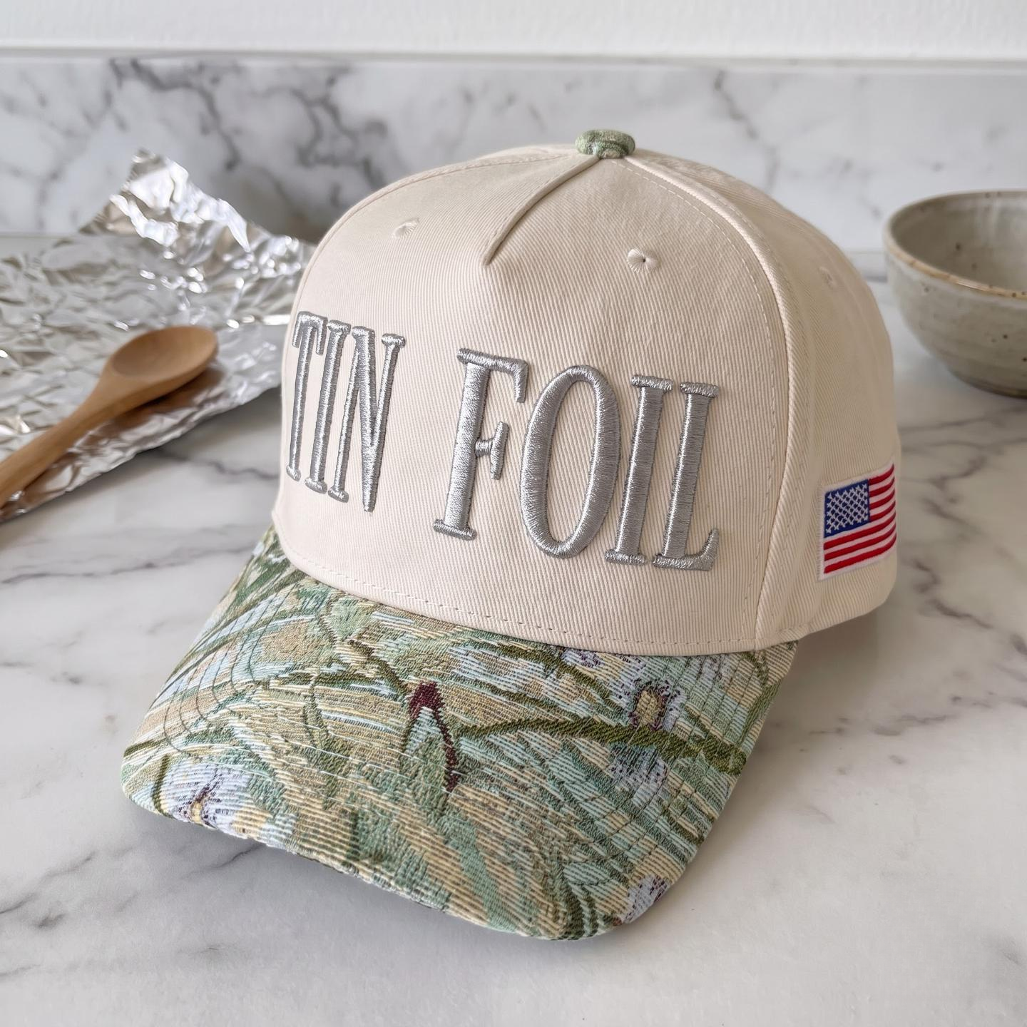 TIN FOIL Tapestry FLoral Hat