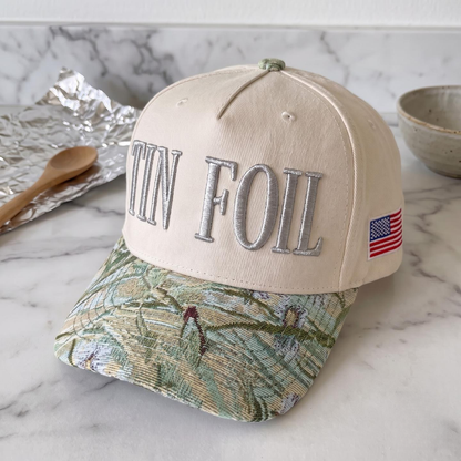 TIN FOIL Tapestry FLoral Hat
