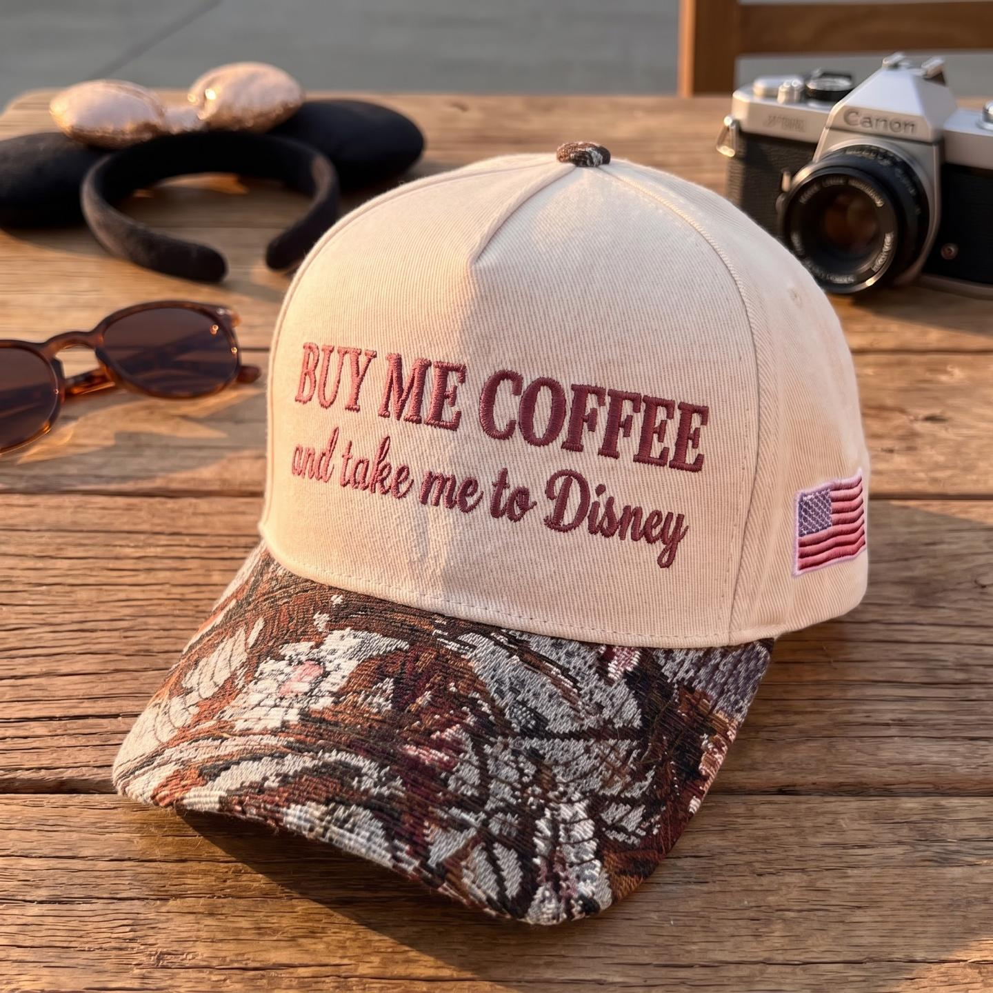 Buy Me Coffee Tapestry FLoral Hat