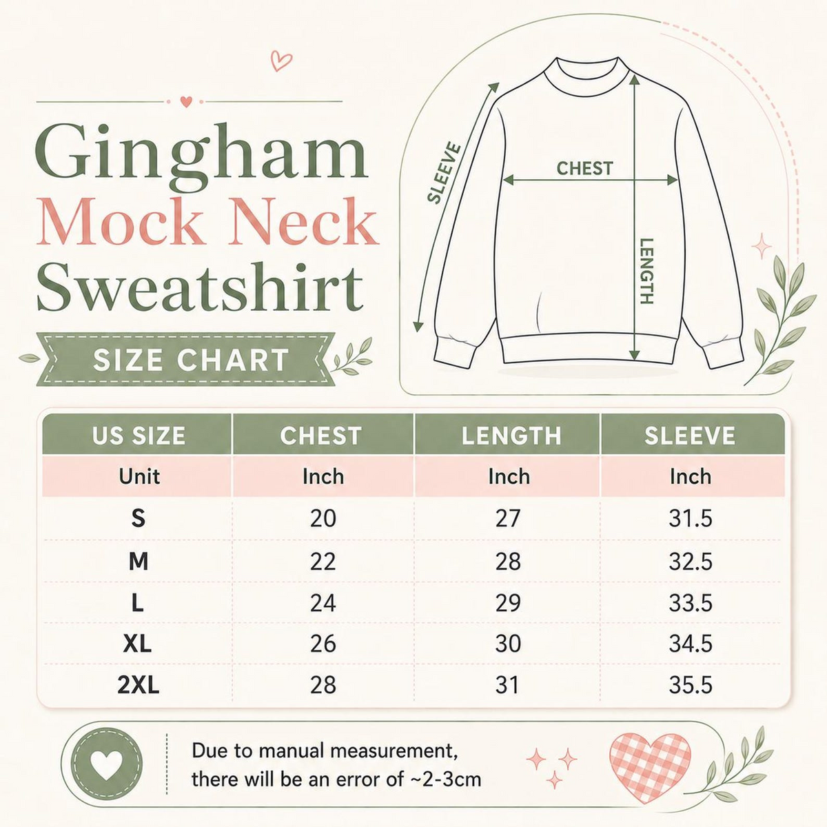 Sizing Chart