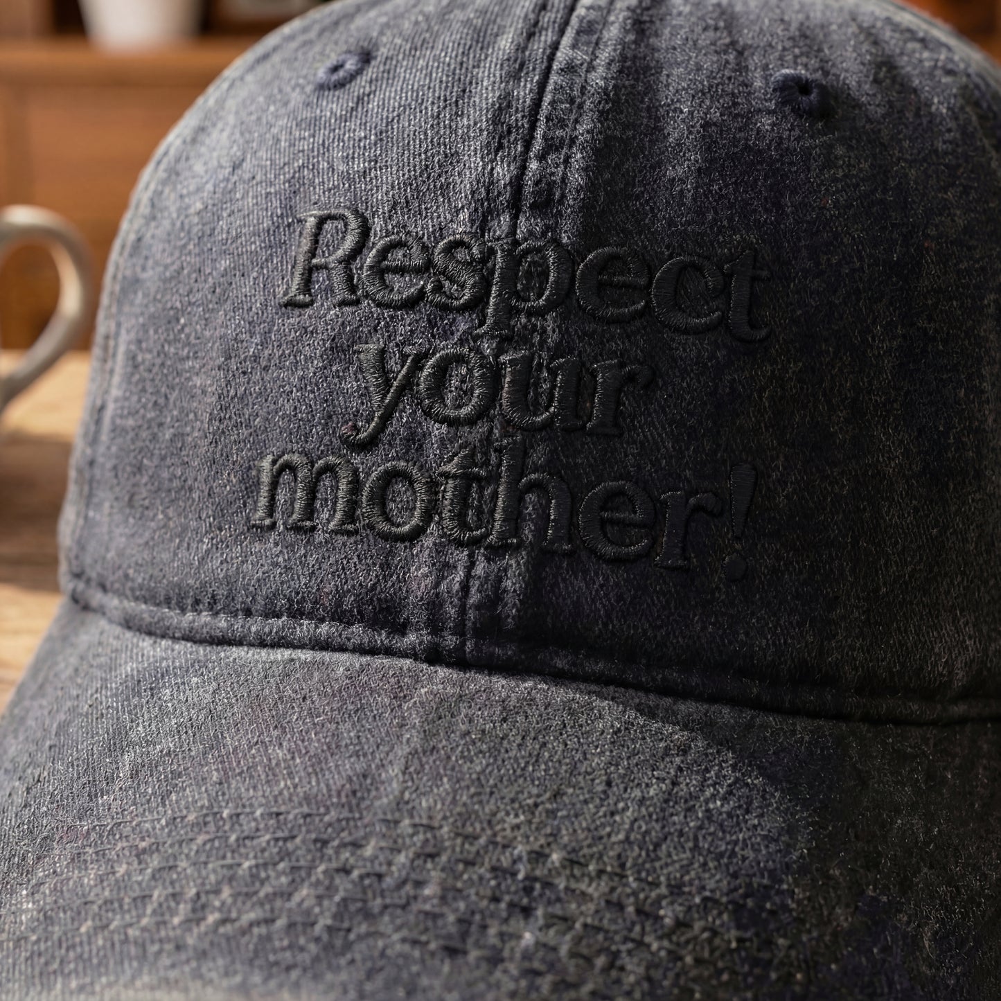 Respect Your Mother! Washed Cap