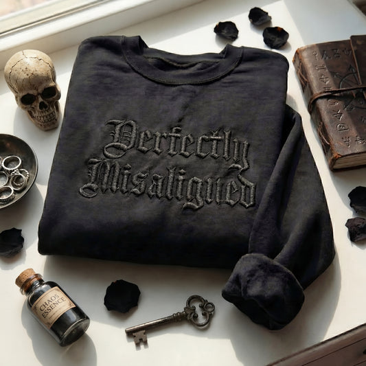 Perfectly Misaligned Embroidered Shirt