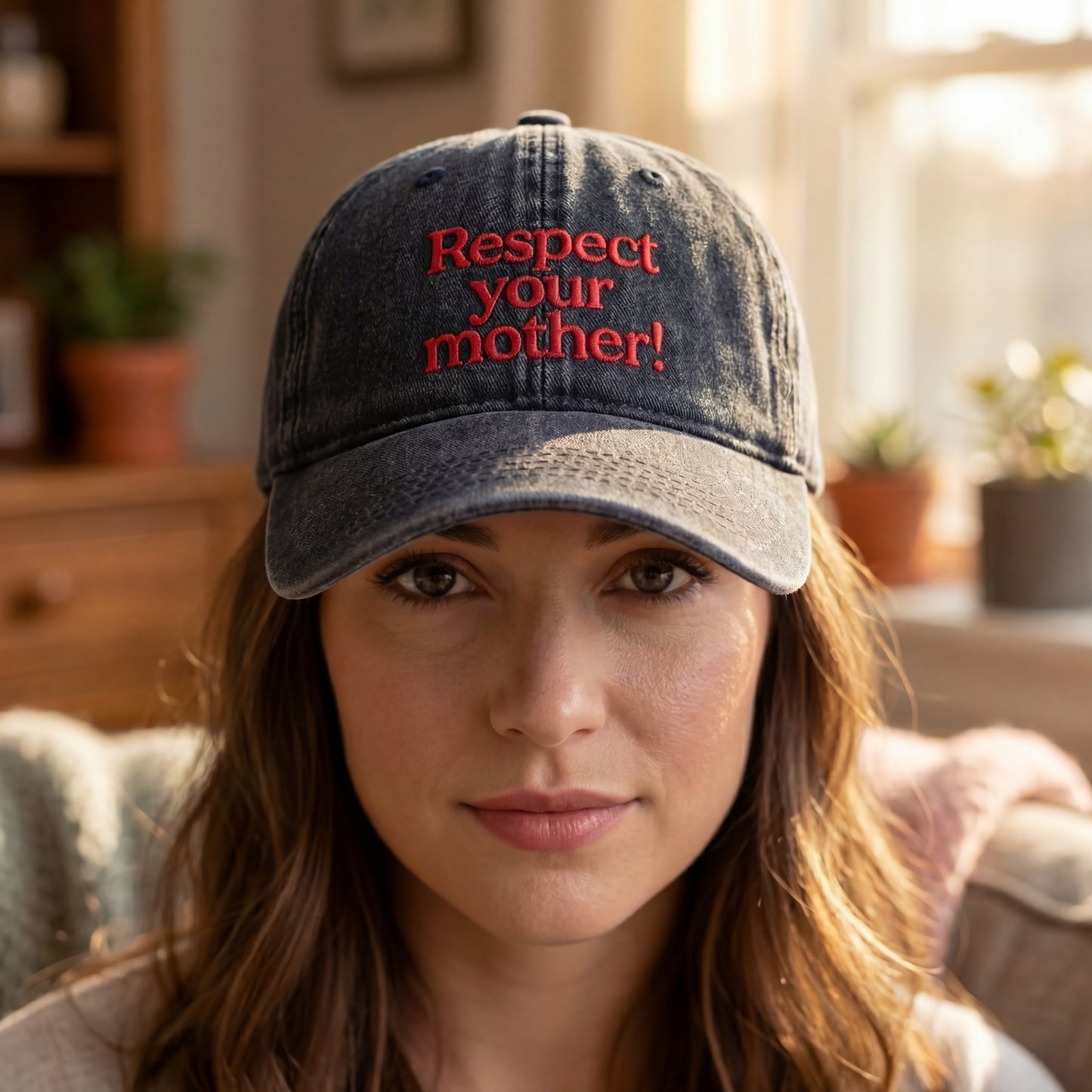 Respect Your Mother! Washed Cap