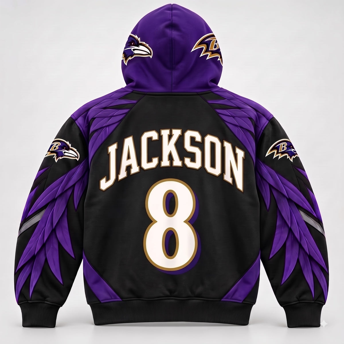 Baltimore Ravens back personalised